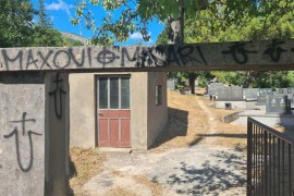 Jezive poruke Srbima na pravoslavnom groblju u Mostaru
