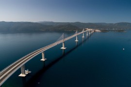 Pogledajte kako izgleda Pelješki most iz vazduha