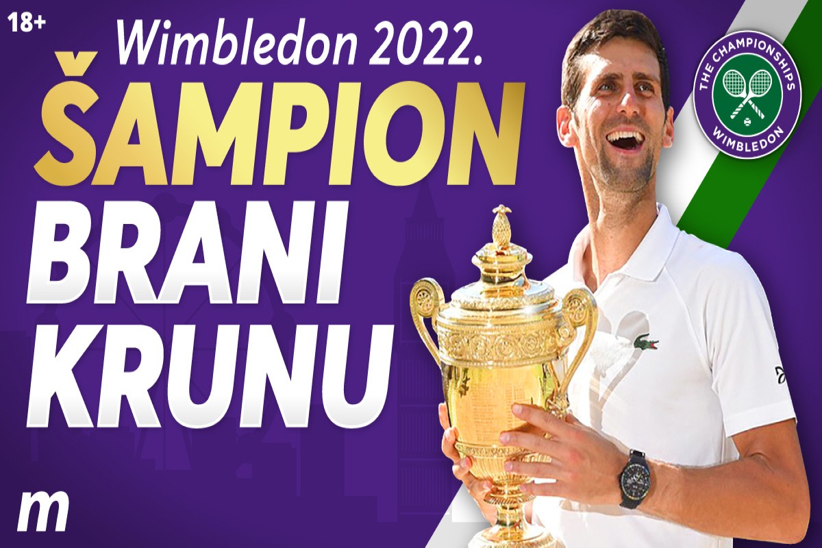 Meridian ima najbolju tenisku ponudu: Kladi se na četvrtfinale Wimbledona uz najveće kvote