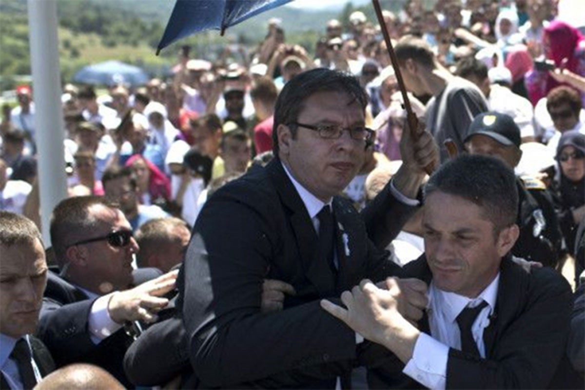Prije sedam godina Aleksandar Vučić napadnut u Potočarima