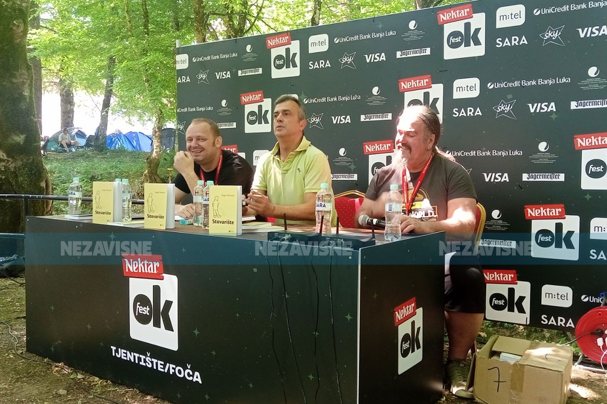 Sergej Trifunović promovisao knjigu na "Nektar OK festu"