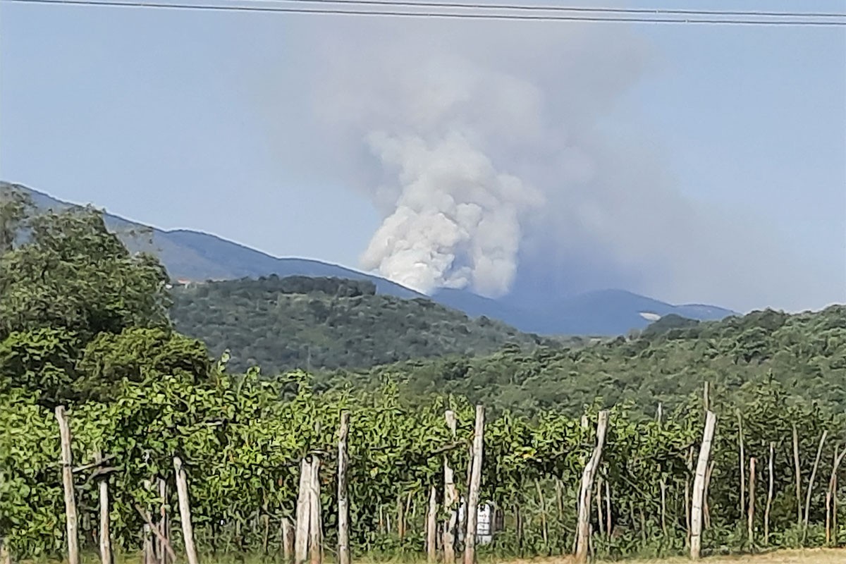 Požar u Sloveniji: 180 vatrogasaca se bori s vatrom, mine otežavaju gašenje