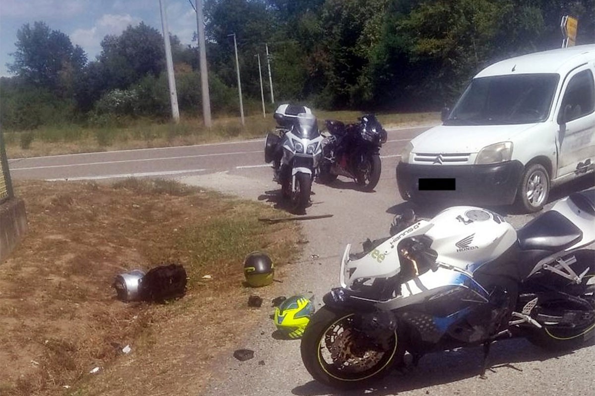 Nezgoda kod Bijeljine, povrijeđen motociklista