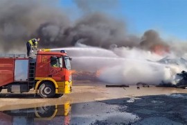 Zadovoljavajući kvalitet vazduha nakon požara u firmi kod Bijeljine