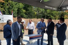 Dodik, Ćorić i Mitrović na mjestu izvođenja pripremnih radova na ...