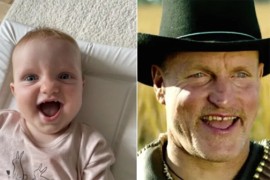 Ova beba je kopija Vudija Harlsona, glumac se slaže