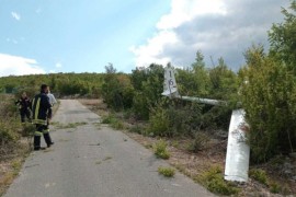 Srušila se letjelica, povrijeđen pilot