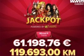Izvučen jackpot na Wwin casinu: Travničanin osvojio čak 120.000 KM