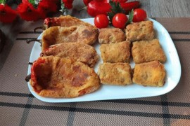 Pohovani punjeni patlidžan i paprika