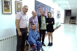 Otvorena izložba slika umjetnika iz Milića