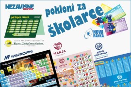 Od prvog septembra u  "Nezavisnim novinama" pokloni za školarce