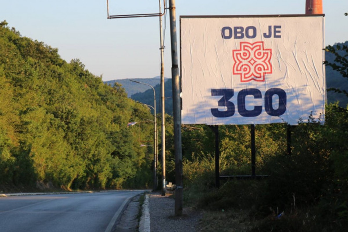 Na sjeveru KiM bilbordi "Dobro došli u ZSO"
