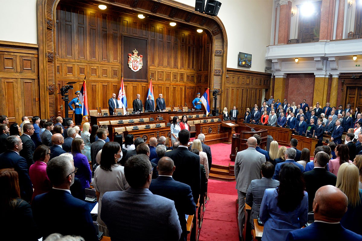 Počela konstitutivna sjednica Skupštine Srbije