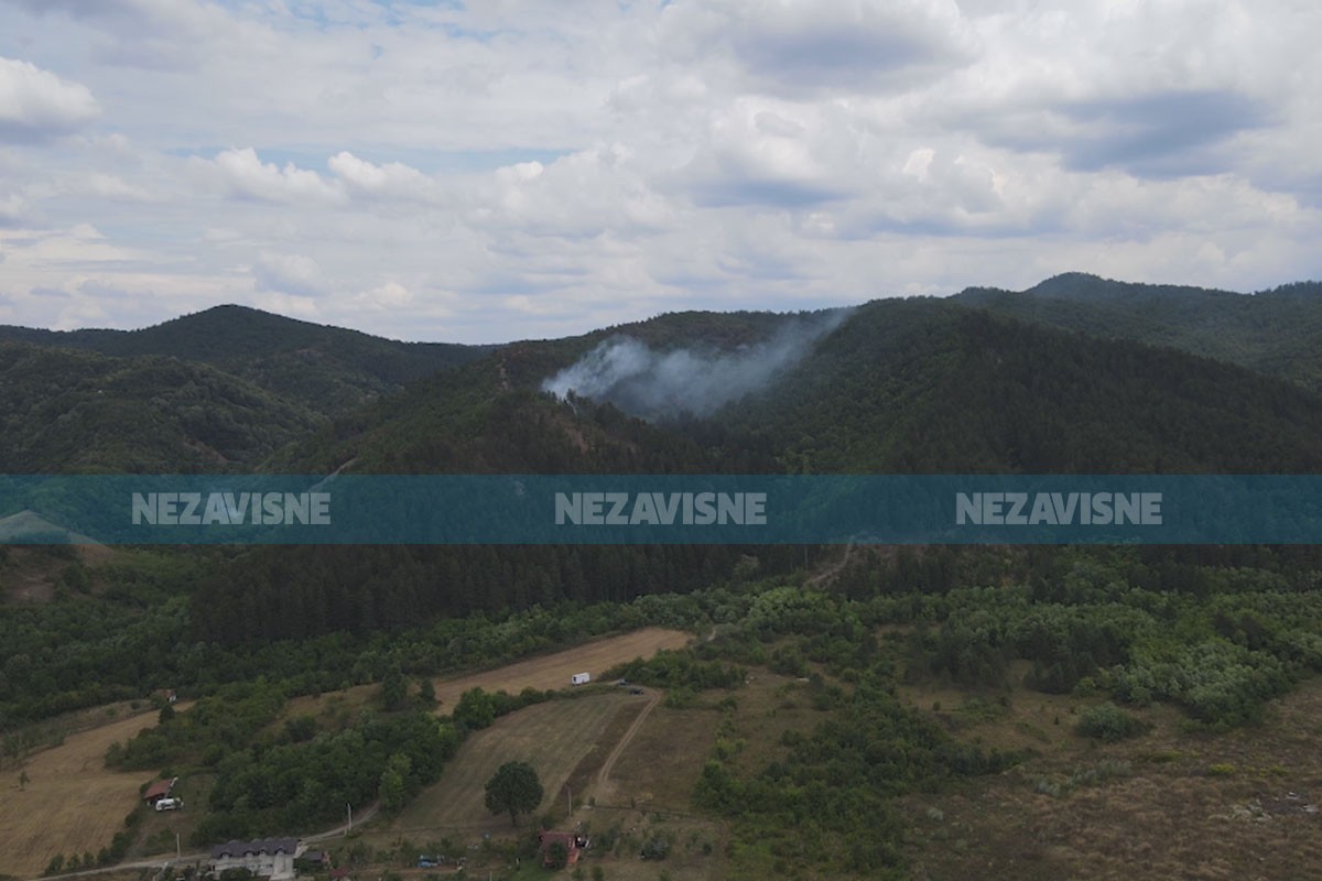 Pogledajte kako izgleda požar kod banjalučkog naselja Vrbanja (VIDEO)