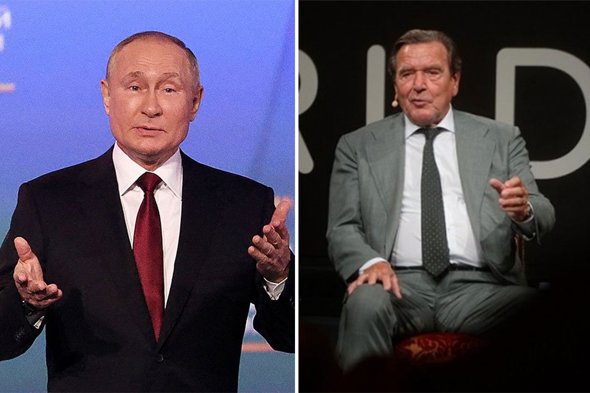 Peskov: Putin se sastao sa Šrederom u Moskvi