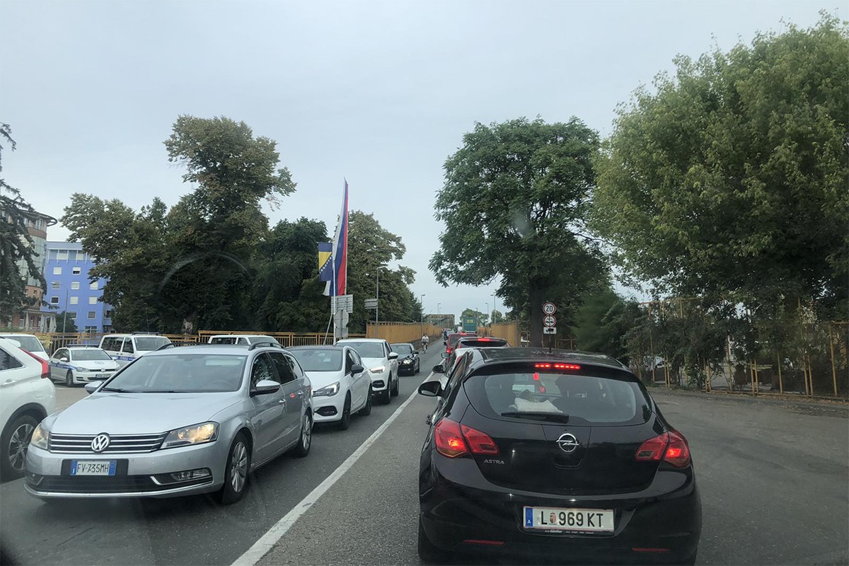Gužve na izlazu iz BiH