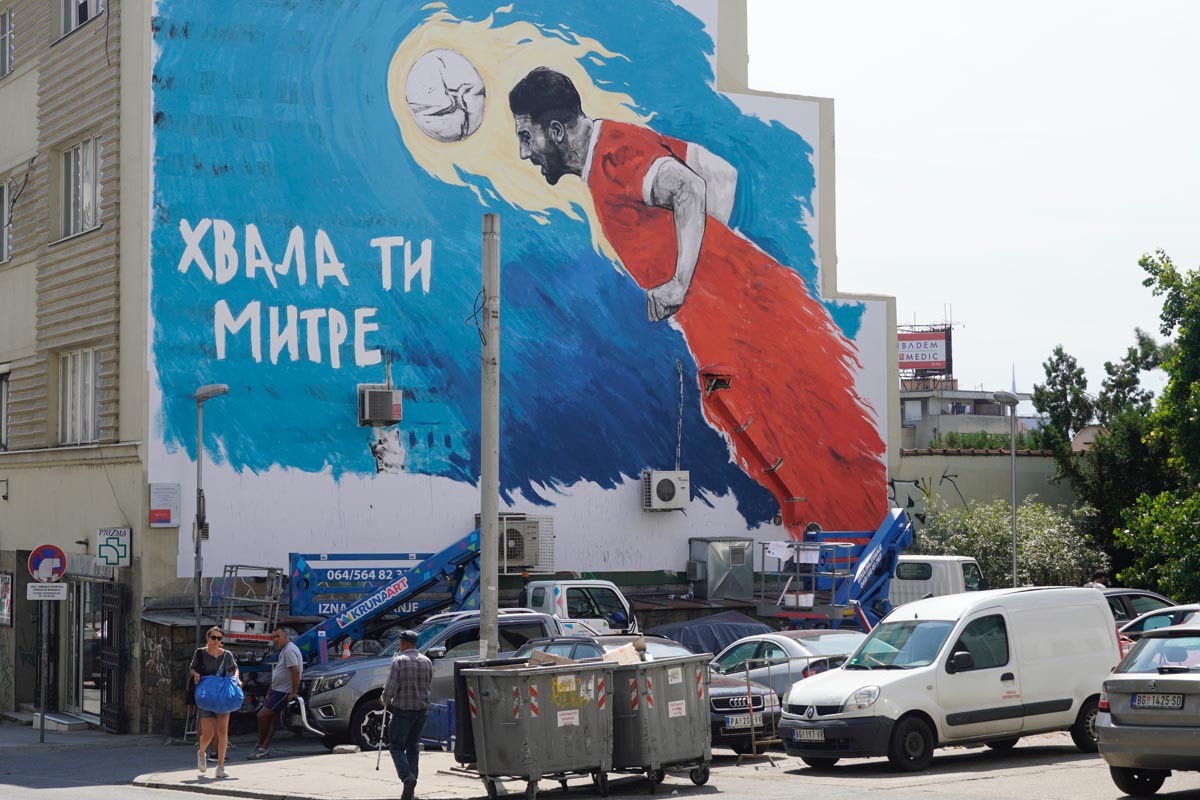 Aleksandar Mitrović dobio mural u Beogradu