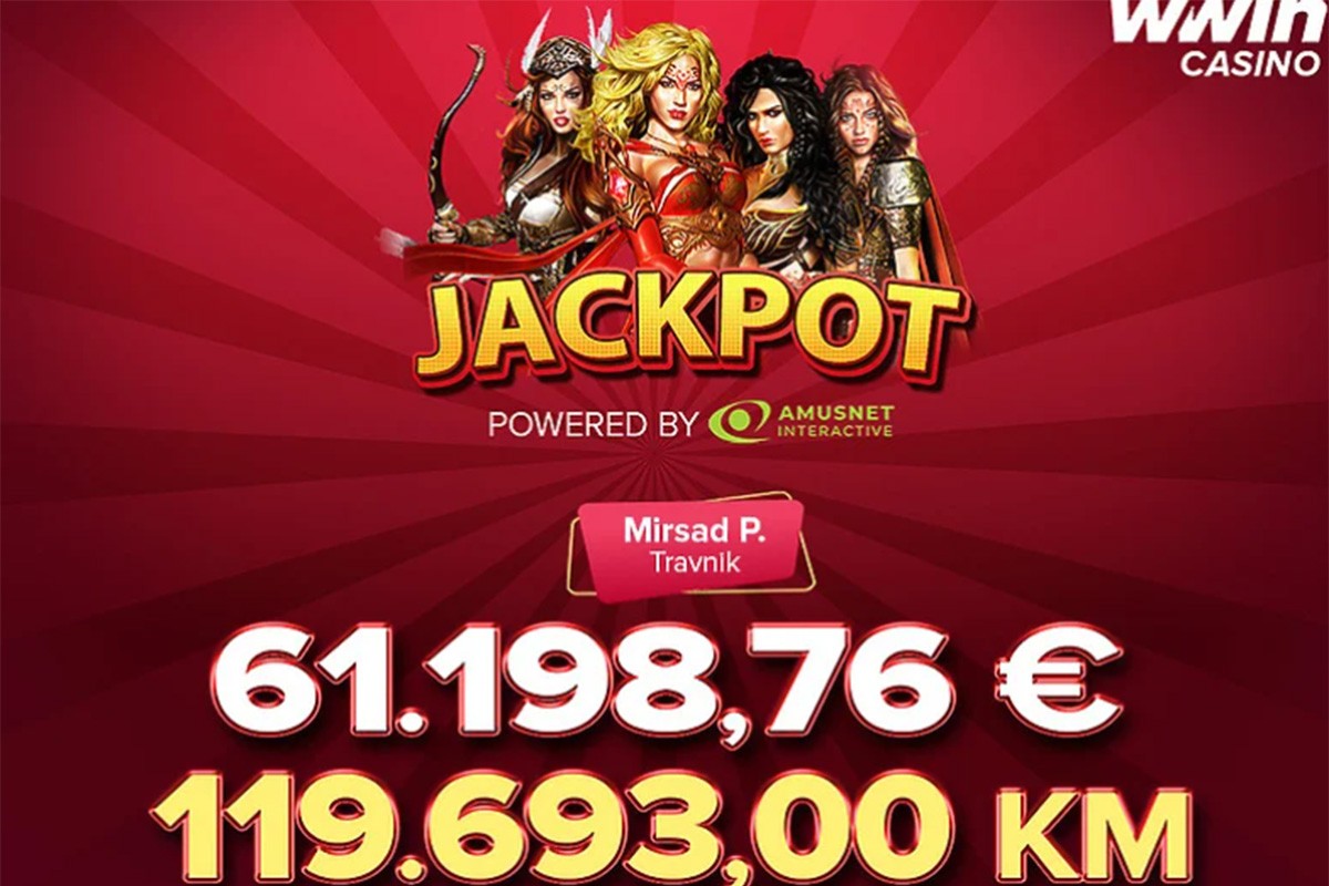Izvučen jackpot na Wwin casinu: Travničanin osvojio čak 120.000 KM