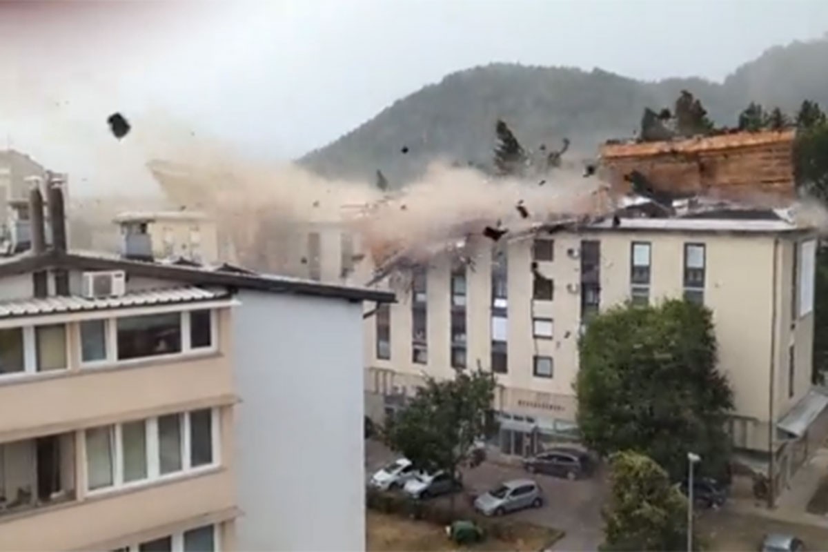 Snažno nevrijeme u Sloveniji: Vjetar čupao krovove, ima povrijeđenih