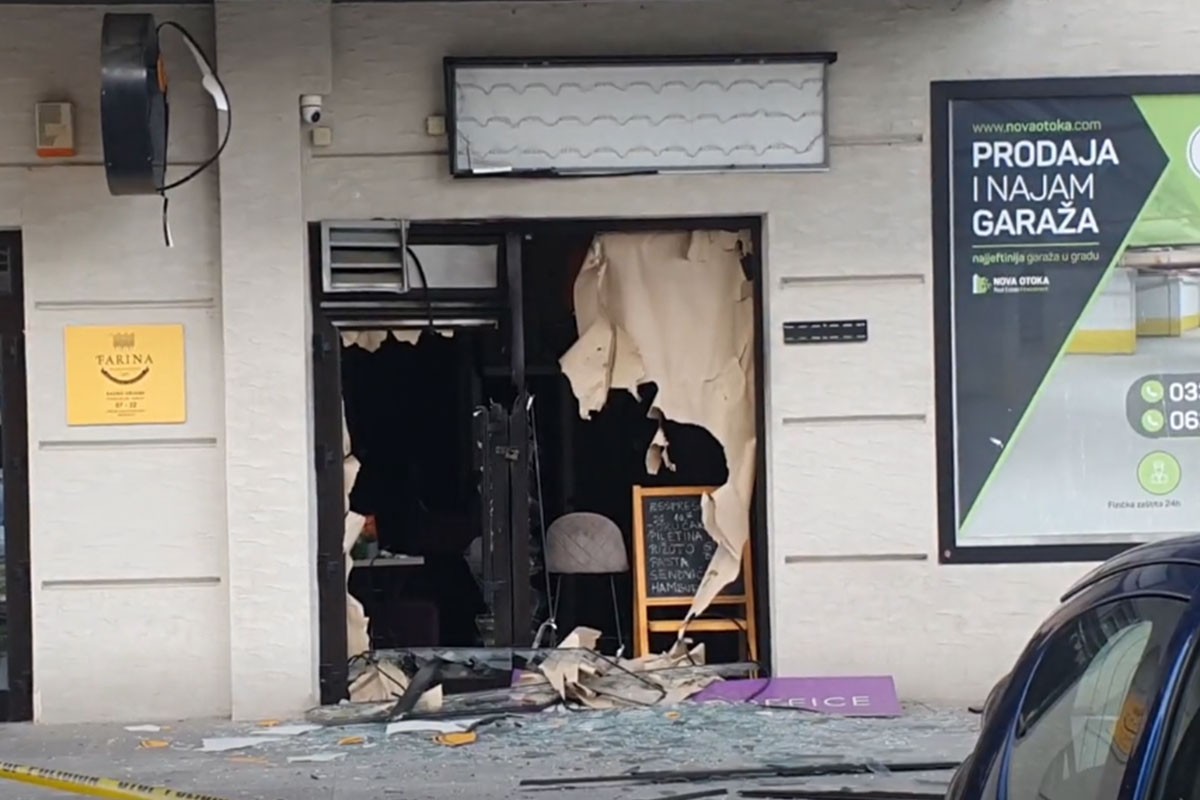 Bačena bomba ispred lokala u Sarajevu