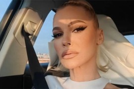 Nataša Bekvalac u trikou pozirala na Menhetnu