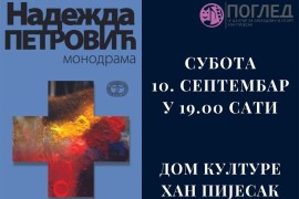 Pred publikom monodrama "Nadežda Petrović"