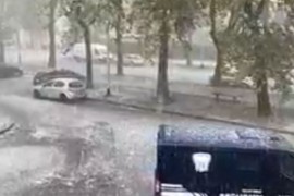 Snažno nevrijeme pogodilo Zagreb, padao led veličine lješnika