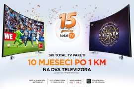 Svi paketi 10 mjeseci po 1 KM: Sada je pravo vrijeme da postanete Total ...