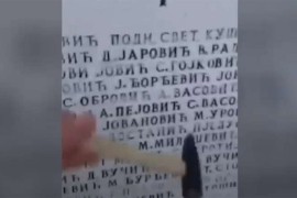 Vandali oštetili spomenik srpskim borcima u Tirani
