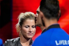 Đoković grlio Mirku Federer, a onda brisao suze