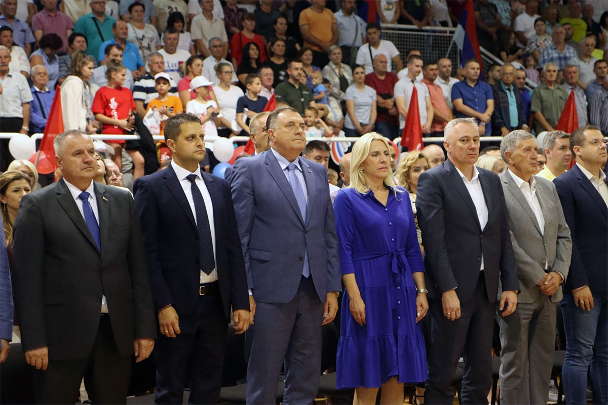 Dodik u Čelincu: RS koju vodimo Željka Cvijanović i ja je u sigurnim rukama