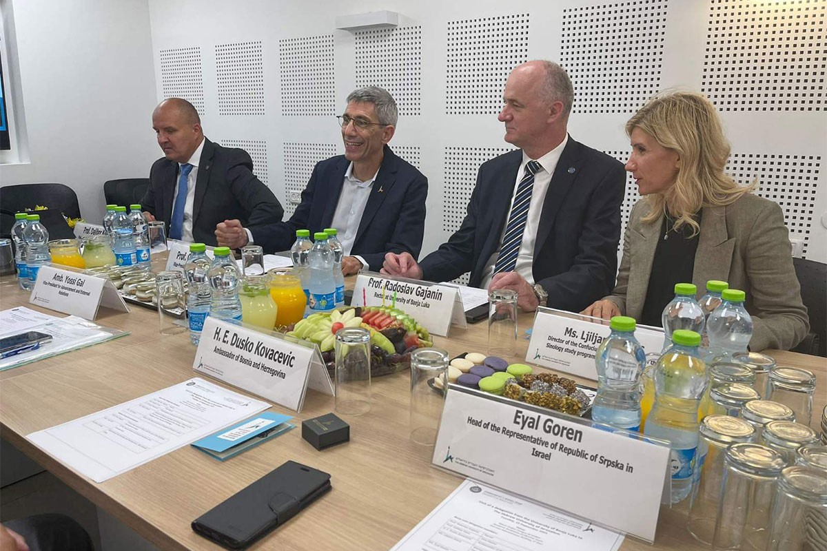 UNIBL potpisao Sporazum o saradnji sa Hebrejskim univerzitetom u Jerusalimu