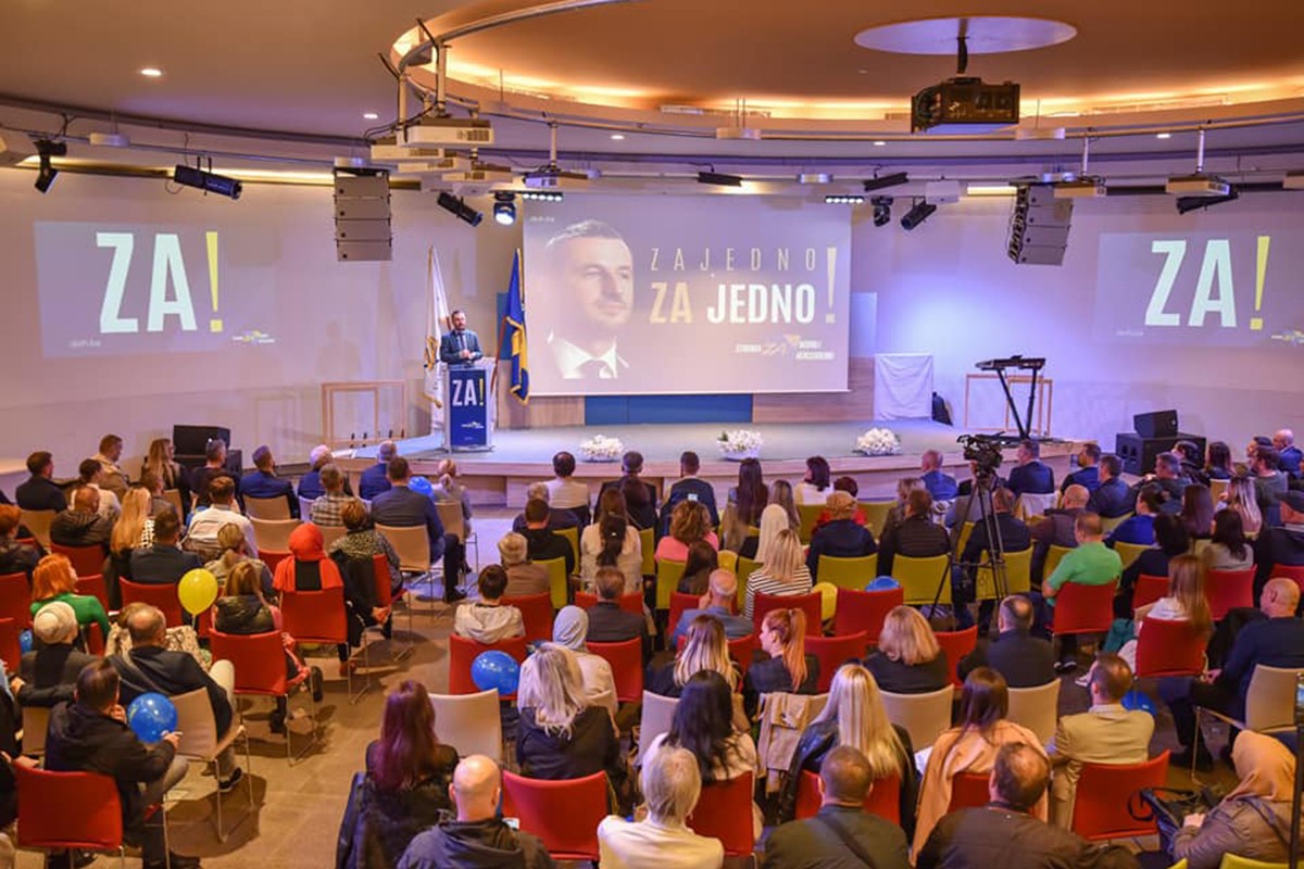 U Sarajevu održan predizborni skup Stranke za BiH