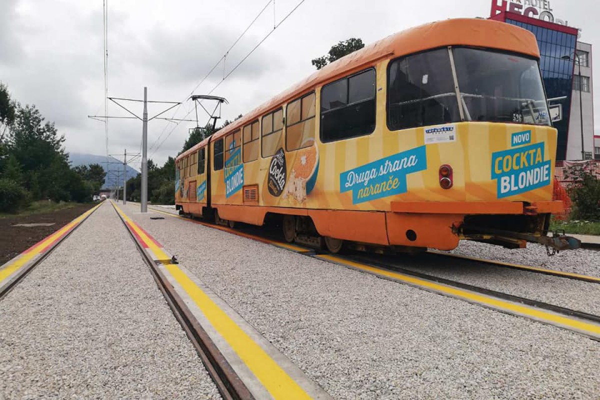 Tramvaj počeo saobraćati na novoj dionici sarajevske pruge