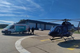 Helikopterski servis Srpske transportovao novorođenče iz Podgorice u ...