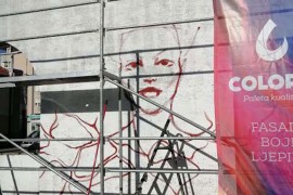 Oslikavanje velikih murala na šest zgrada u Bijeljini
