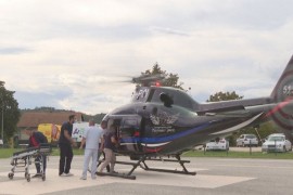 Helikopterski servis transportovao djevojčicu u Beograd