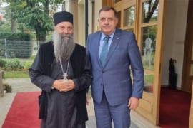 Dodik razgovarao sa patrijarhom Porfirijem