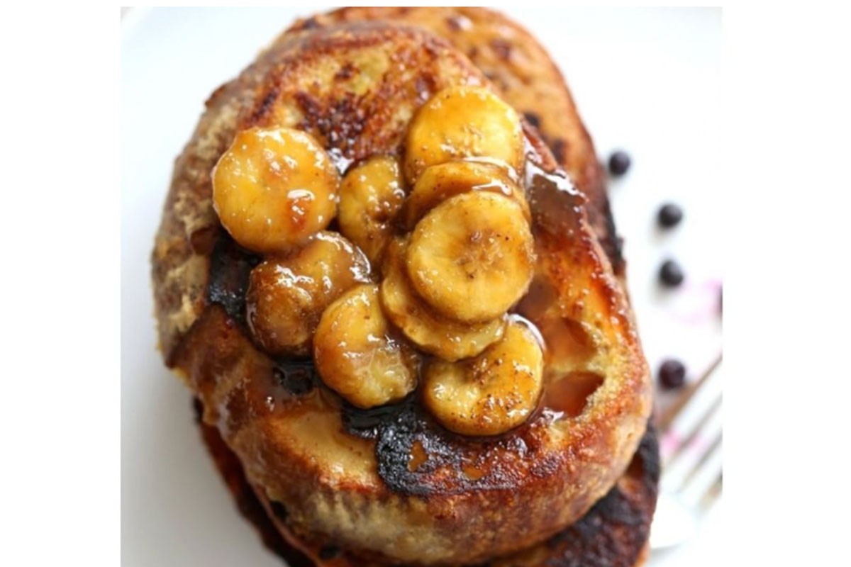 Karamelizovani banana tost