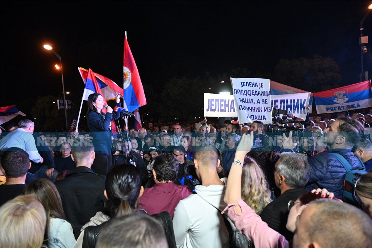 Završen protest opozicije u Banjaluci: Tražimo da se ponište izbori