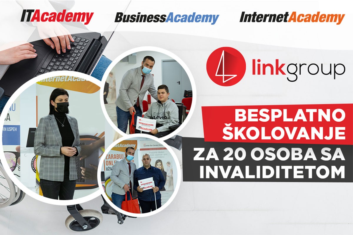 ITAcademy, BusinessAcademy i InternetAcademy i ove godine pomažu osobe sa invaliditetom