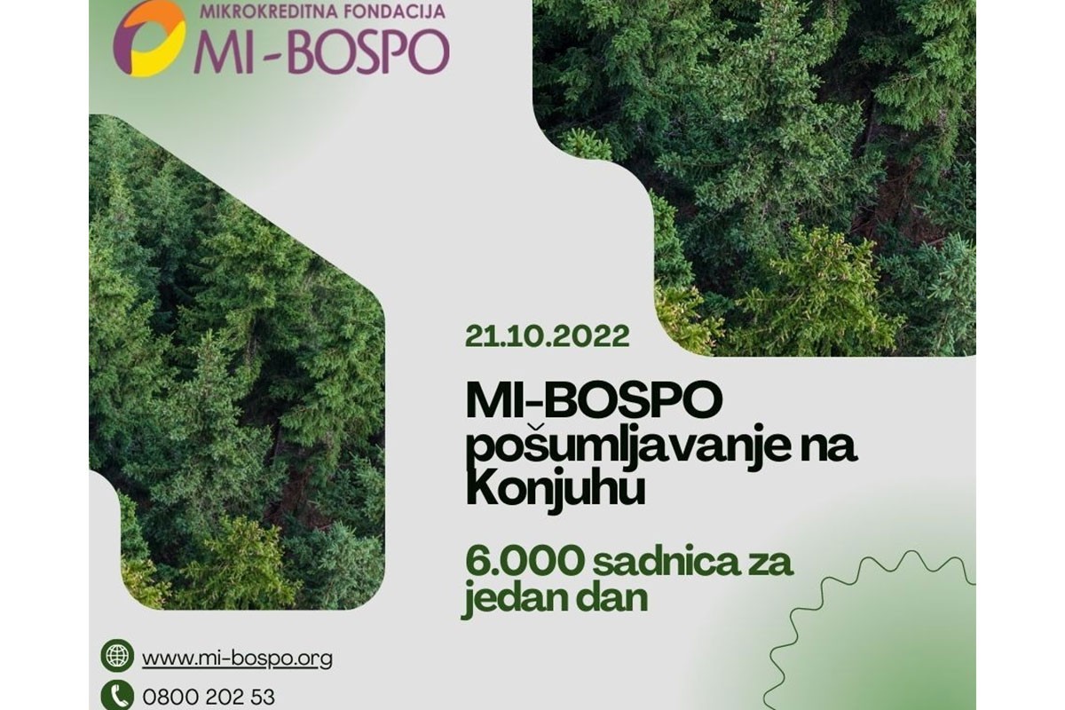MI-BOSPO velika društveno odgovorna akcija pošumljavanja
