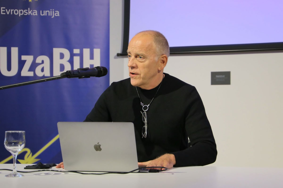 Mirko Ilić u MSU RS održao predavanje pod nazivom "Dizajnerski aktivizam"