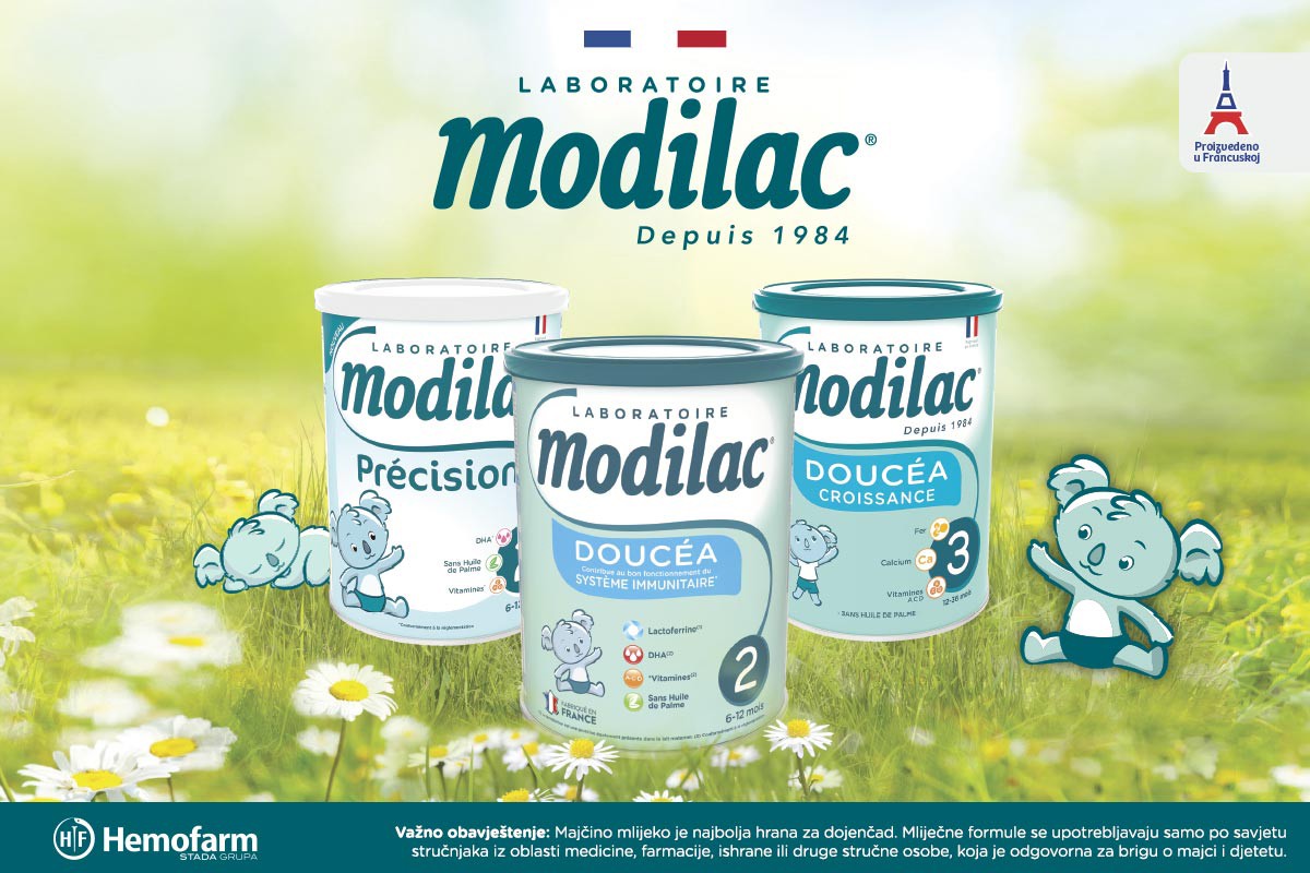 Mliječne formule za dojenčad "Modilac" dostupne i na tržištu BiH