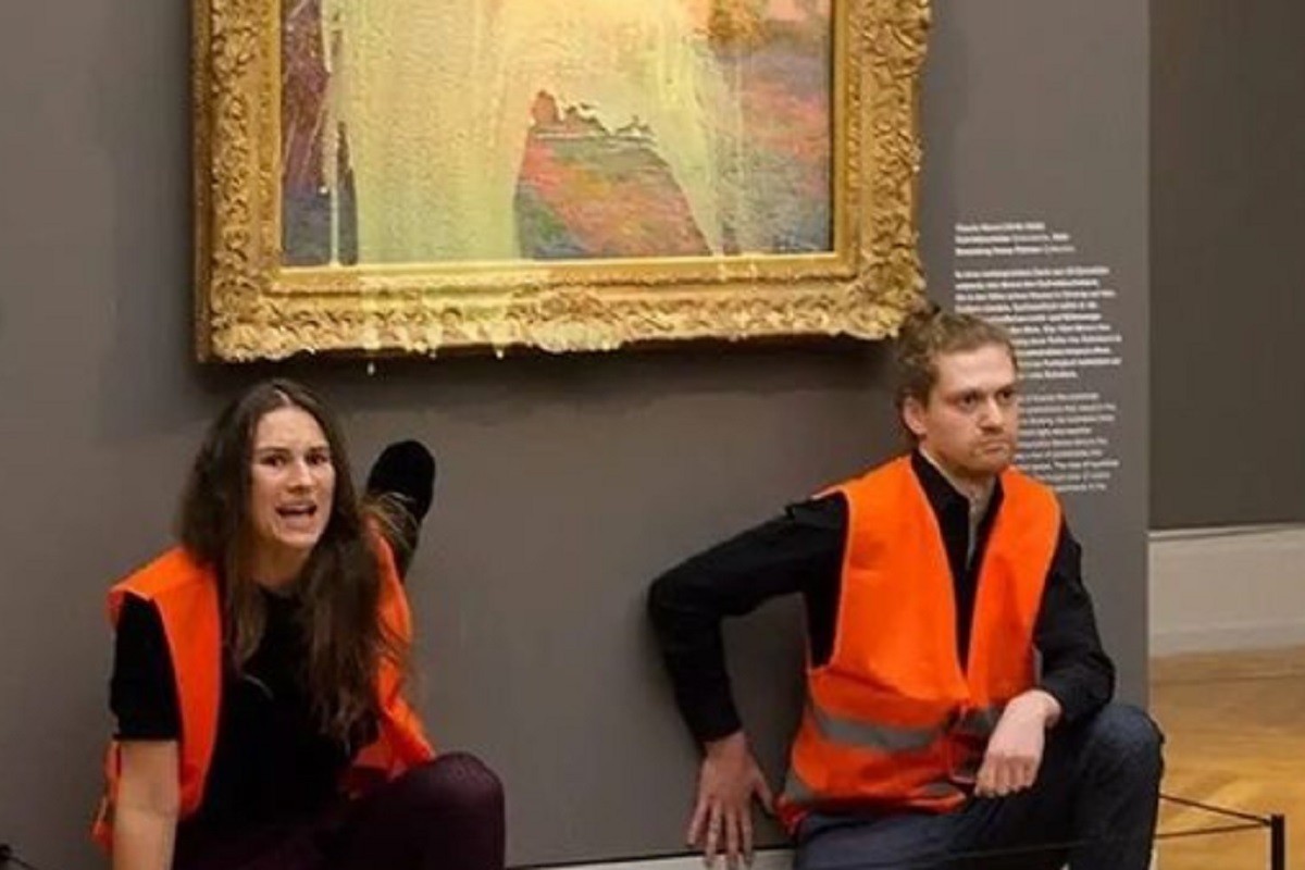 Remek djelo slikarstva "počašćeno" pire krompirom