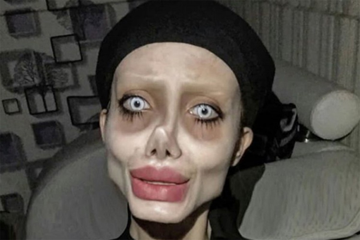 Iranska "zombi" Anđelina Džoli izašla iz zatvora i pokazala svoje pravo lice (VIDEO)
