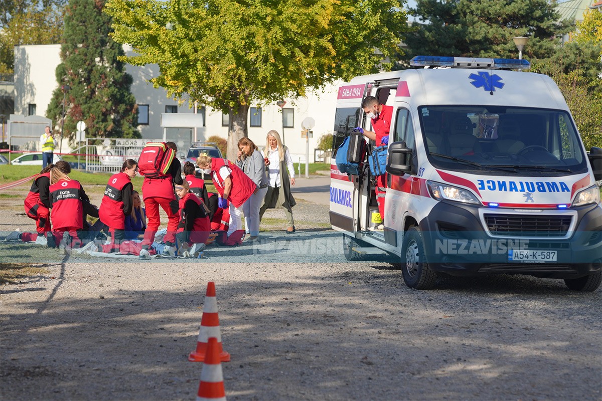 Banjalučki đaci učili kako treba da reaguju kada tlo podrhtava