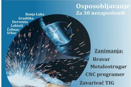 Nezaposleni imaju priliku da uče za zavarivače, CNC programere ...