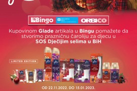 Kupovinom Glade Winter artikala u Bingu pomažete da zajedno ostvarimo ...