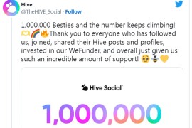 Hive je alternativa za Twitter i već ima milion korisnika